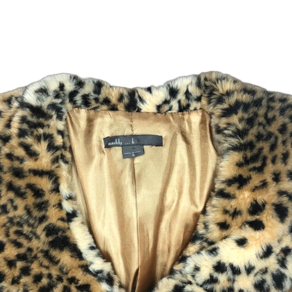 Maddy… K Leopard Print Faux Fur Coat | Size S - Picture 3 of 5